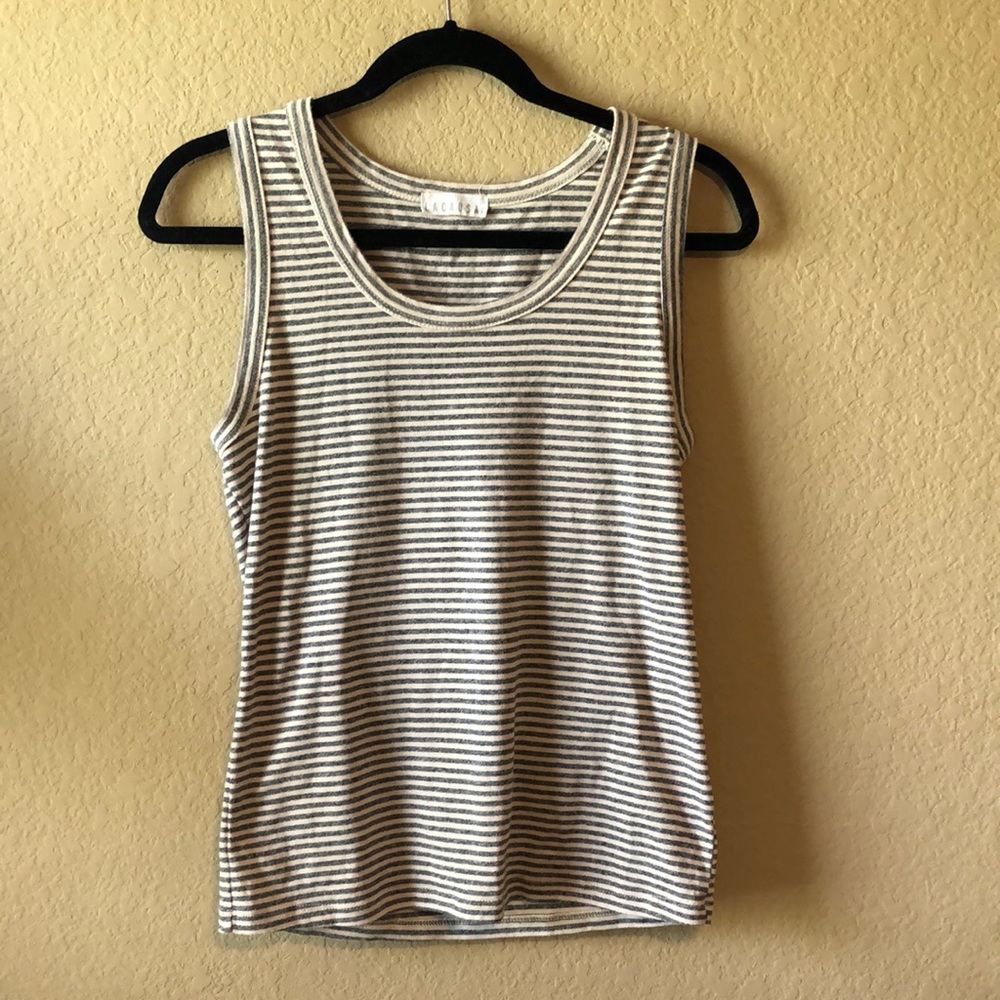 Anthropologie LACAUSA Stripped Tank